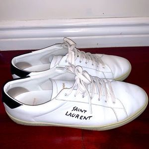 Saint Laurent Leather Men’s Sneakers